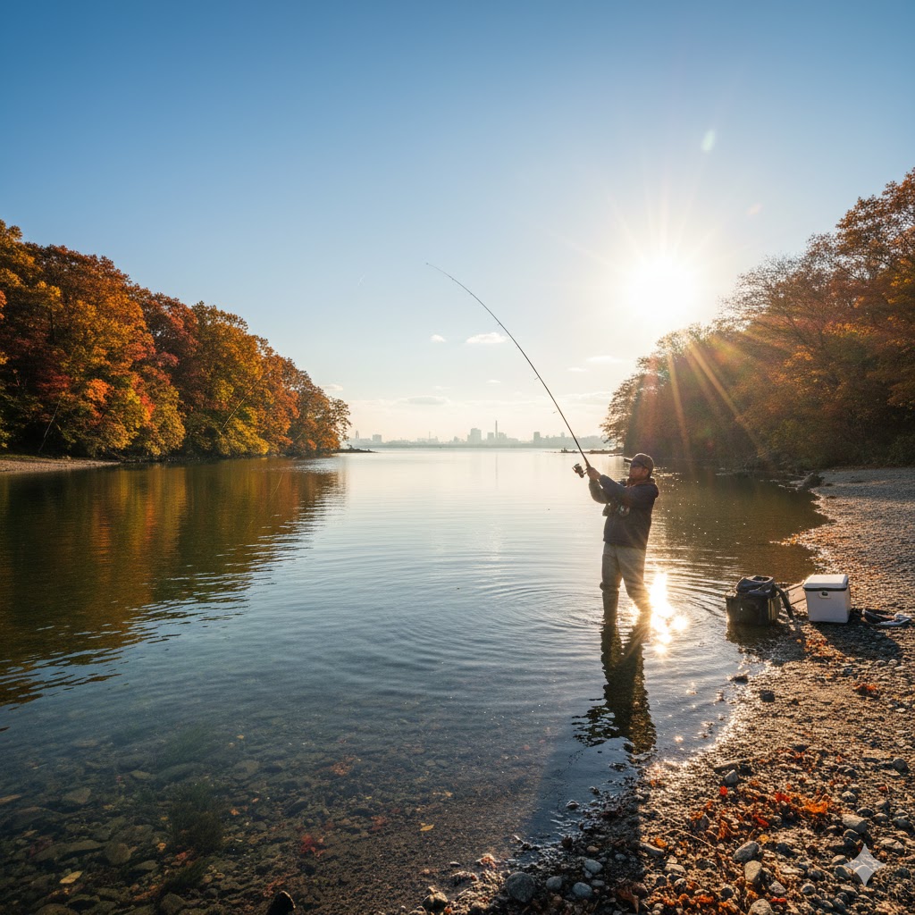 秋のシーバス釣り