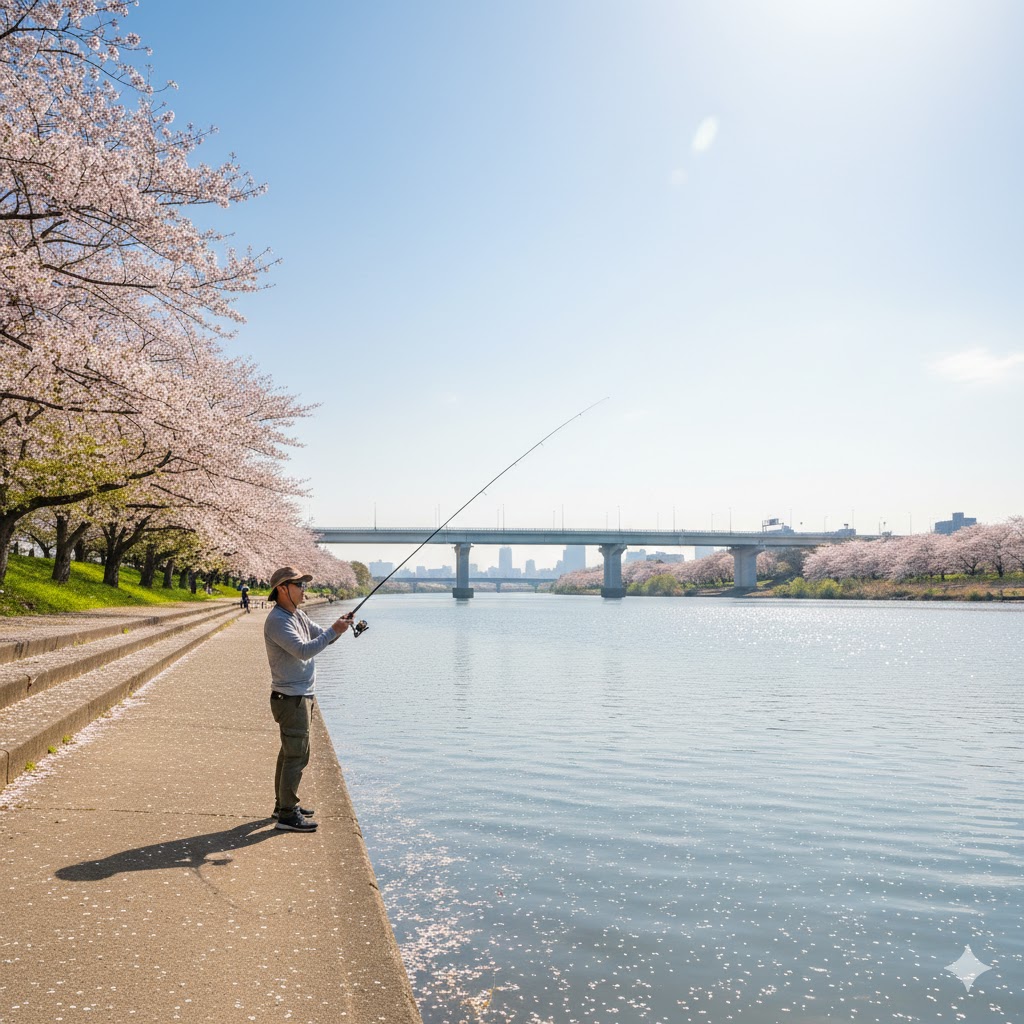 春のシーバス釣り